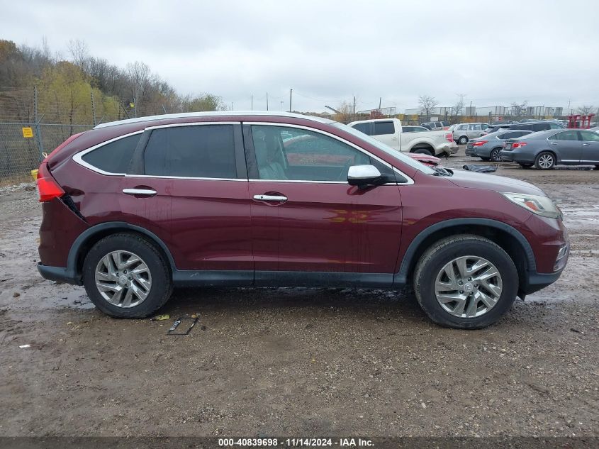 2015 Honda Cr-V Ex-L VIN: 2HKRM4H78FH629442 Lot: 40839698