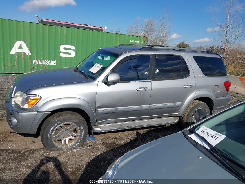 2005 Toyota Sequoia Limited V8 VIN: 5TDBT48A45S245408 Lot: 40839720