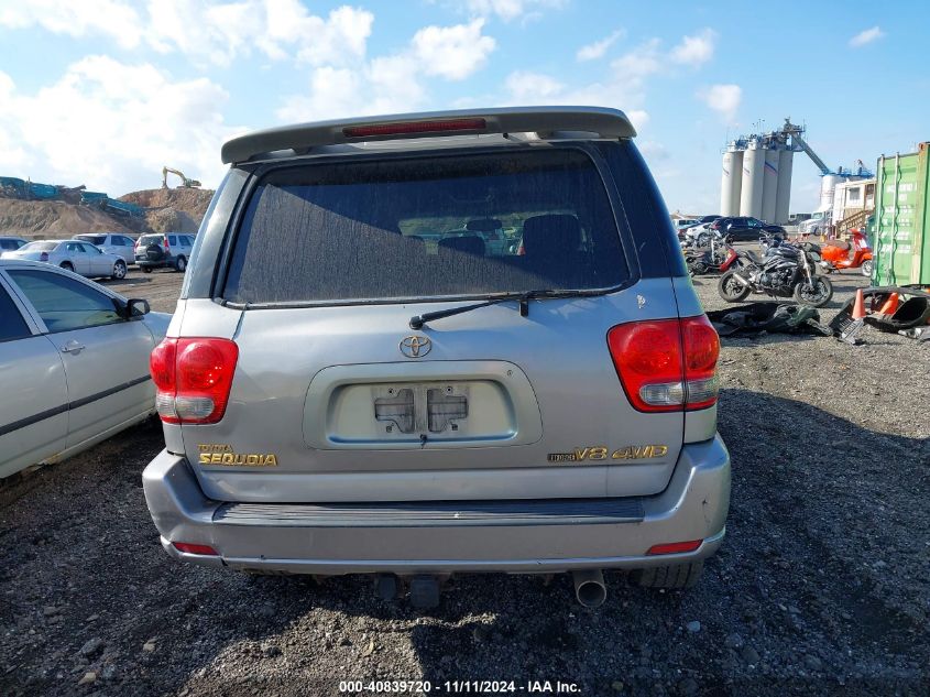 2005 Toyota Sequoia Limited V8 VIN: 5TDBT48A45S245408 Lot: 40839720