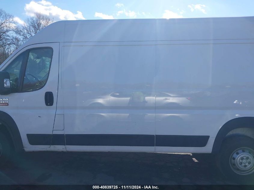 2021 Ram Promaster 3500 Cargo Van High Roof 159 Wb Ext VIN: 3C6MRVJGXME564310 Lot: 40839725