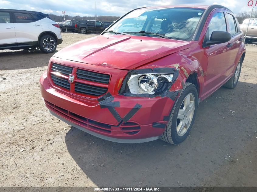 2008 Dodge Caliber Se VIN: 1B3HB28B08D775094 Lot: 40839733