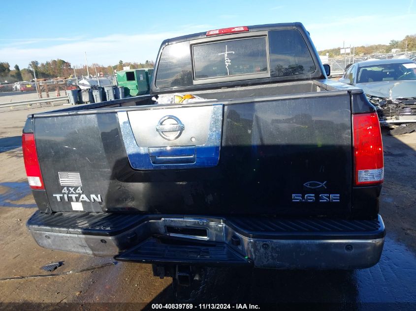 2010 Nissan Titan Se VIN: 1N6AA0EC5AN314720 Lot: 40839759