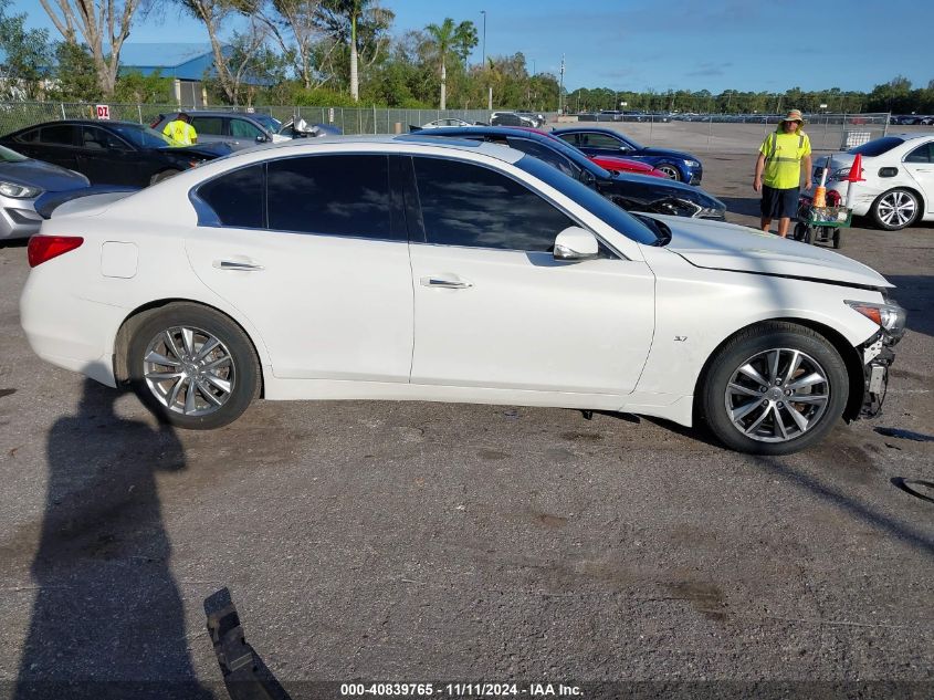 2014 Infiniti Q50 Premium VIN: JN1BV7AR6EM698245 Lot: 40839765