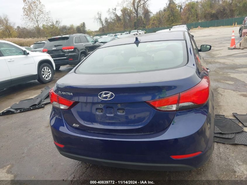 2014 Hyundai Elantra Se VIN: 5NPDH4AE5EH485659 Lot: 40839772