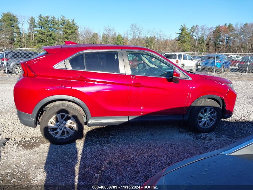 2019 Mitsubishi Eclipse Cross Es VIN: JA4AT3AA4KZ034665 Lot: 40839789