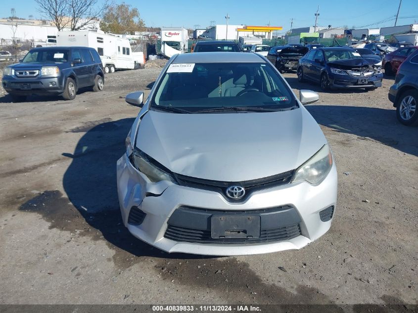 2015 Toyota Corolla L VIN: 2T1BURHE9FC375952 Lot: 40839833