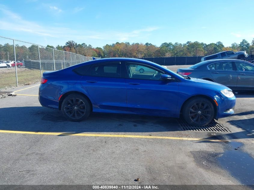 2015 Chrysler 200 S VIN: 1C3CCCDG9FN523272 Lot: 40839840