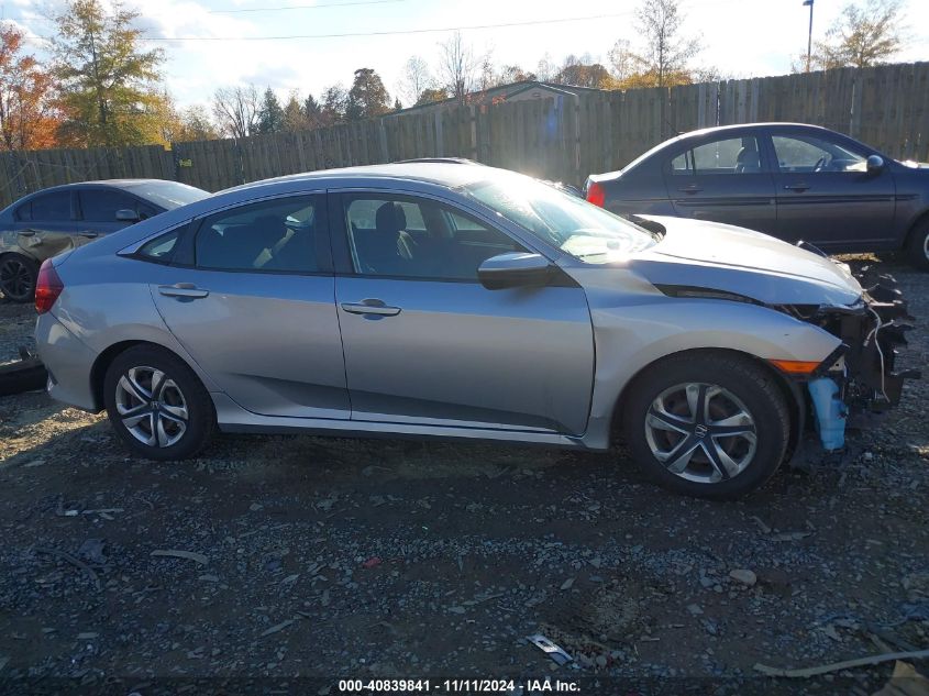 2016 Honda Civic Lx VIN: 19XFC2F57GE219250 Lot: 40839841