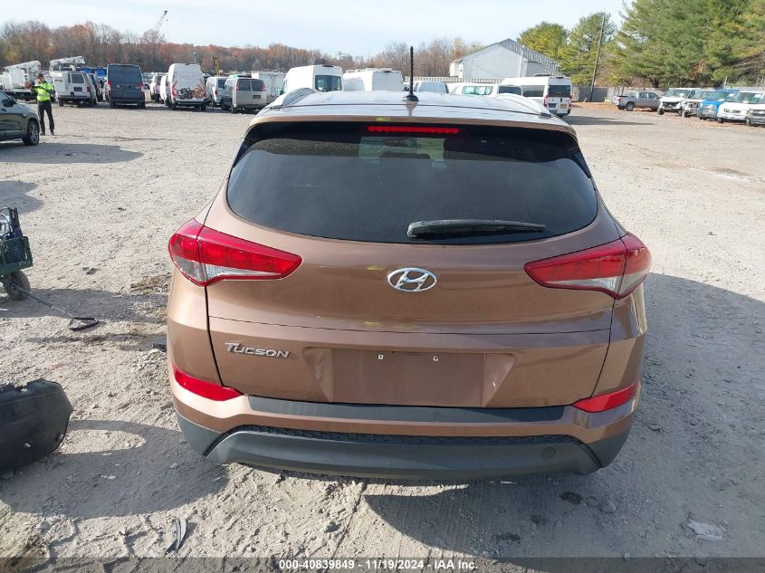 2017 Hyundai Tucson Se VIN: KM8J3CA40HU495878 Lot: 40839849