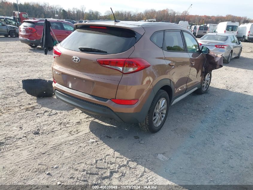 2017 Hyundai Tucson Se VIN: KM8J3CA40HU495878 Lot: 40839849