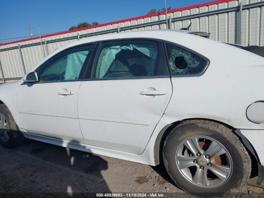 2015 Chevrolet Impala Limited Ls VIN: 2G1WA5E32F1137258 Lot: 40839853