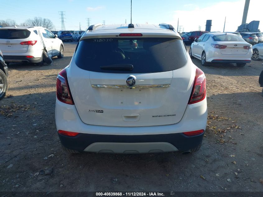 2020 Buick Encore Fwd Preferred VIN: KL4CJASB6LB318030 Lot: 40839868