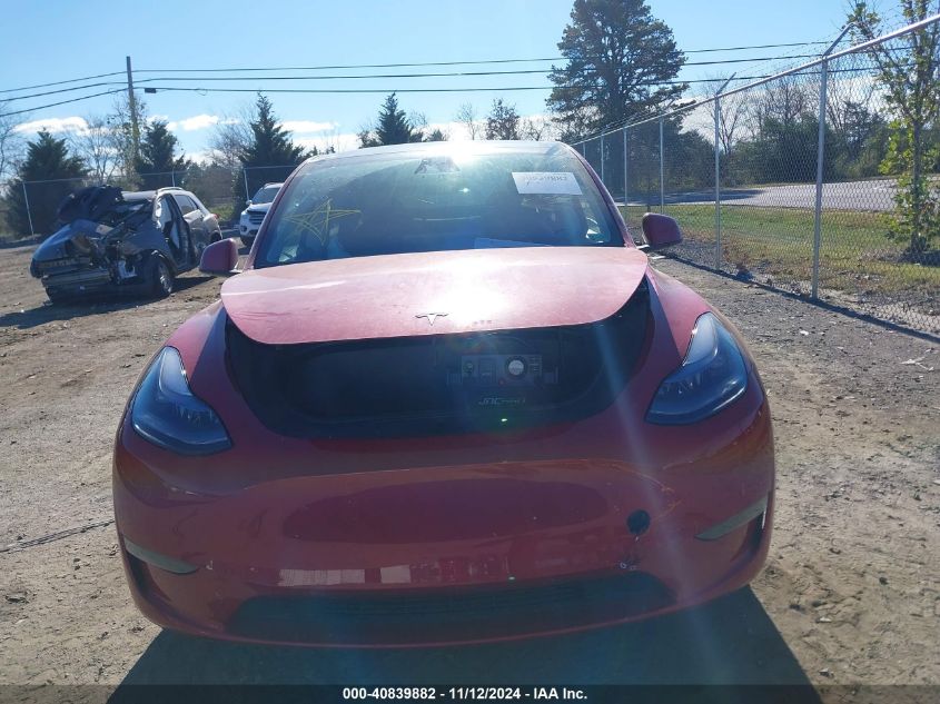 2023 Tesla Model Y Awd/Long Range Dual Motor All-Wheel Drive VIN: 7SAYGDEE8PA211081 Lot: 40839882