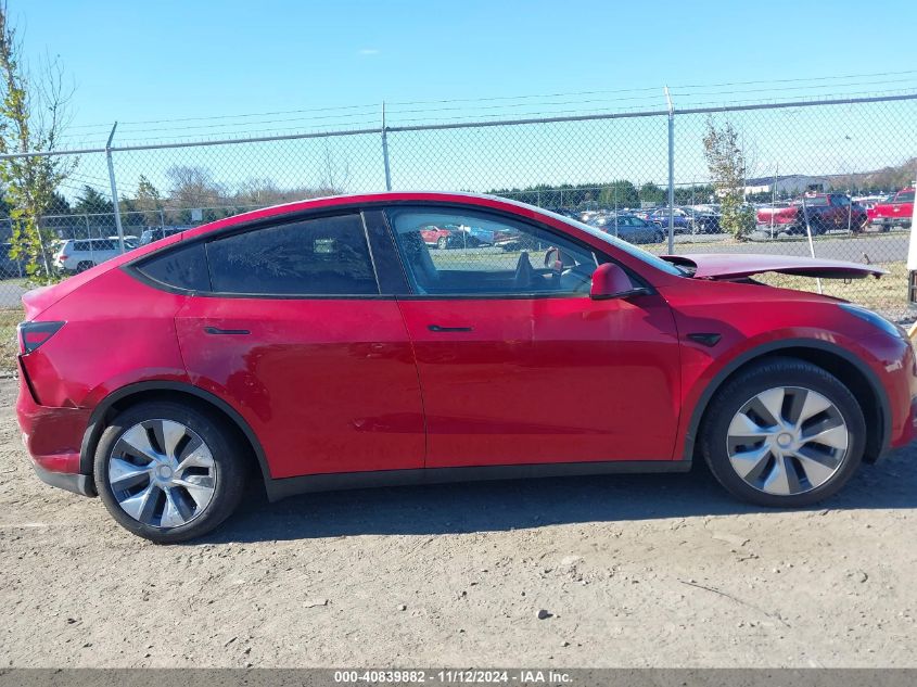 2023 Tesla Model Y Awd/Long Range Dual Motor All-Wheel Drive VIN: 7SAYGDEE8PA211081 Lot: 40839882