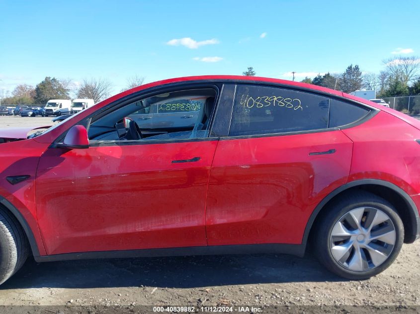 2023 Tesla Model Y Awd/Long Range Dual Motor All-Wheel Drive VIN: 7SAYGDEE8PA211081 Lot: 40839882