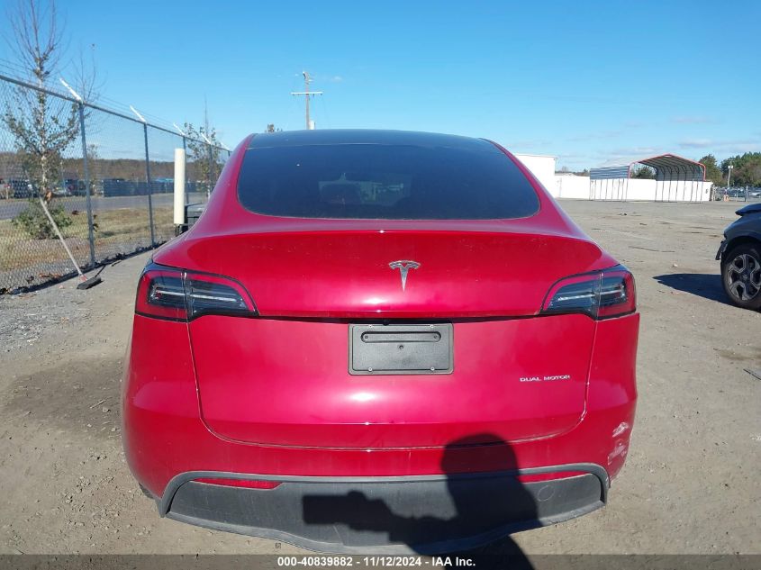 2023 Tesla Model Y Awd/Long Range Dual Motor All-Wheel Drive VIN: 7SAYGDEE8PA211081 Lot: 40839882