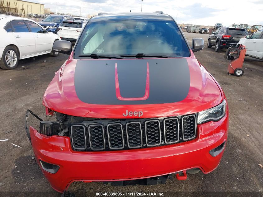 2018 Jeep Grand Cherokee Trailhawk 4X4 VIN: 1C4RJFLG2JC319125 Lot: 40839895