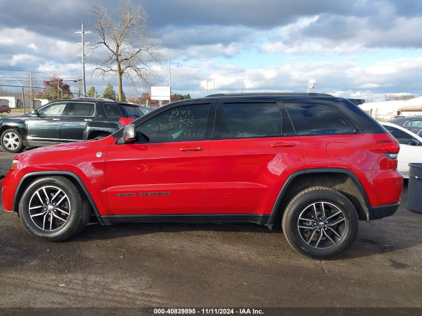 2018 Jeep Grand Cherokee Trailhawk 4X4 VIN: 1C4RJFLG2JC319125 Lot: 40839895