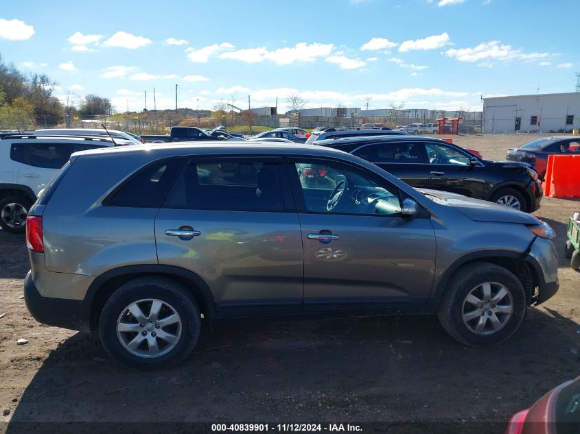 2013 Kia Sorento Lx VIN: 5XYKT3A1XDG371434 Lot: 40839901