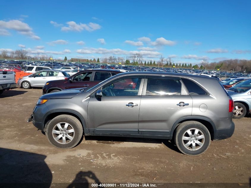 2013 Kia Sorento Lx VIN: 5XYKT3A1XDG371434 Lot: 40839901