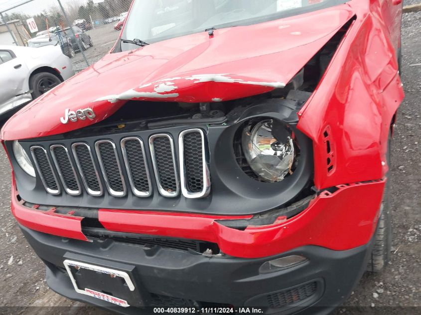 2017 Jeep Renegade Sport Fwd VIN: ZACCJAAB0HPF88214 Lot: 40839912