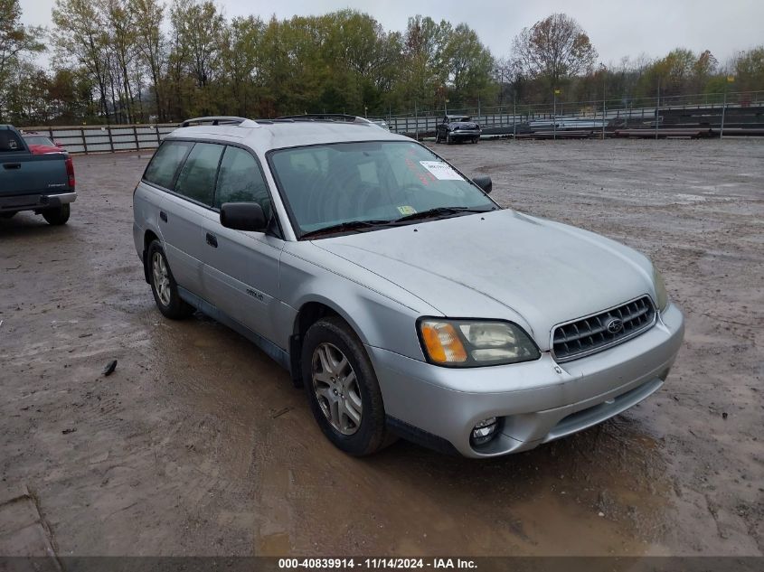 2004 Subaru Legacy Outback Awp VIN: 4S3BH675647627269 Lot: 40839914