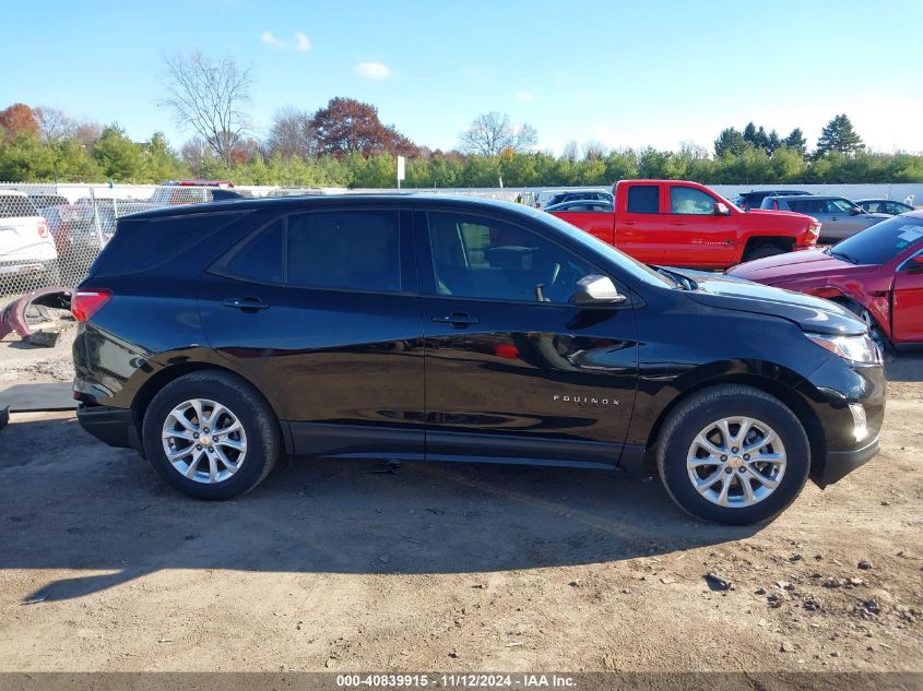 2019 Chevrolet Equinox Ls VIN: 2GNAXSEV1K6108418 Lot: 40839915