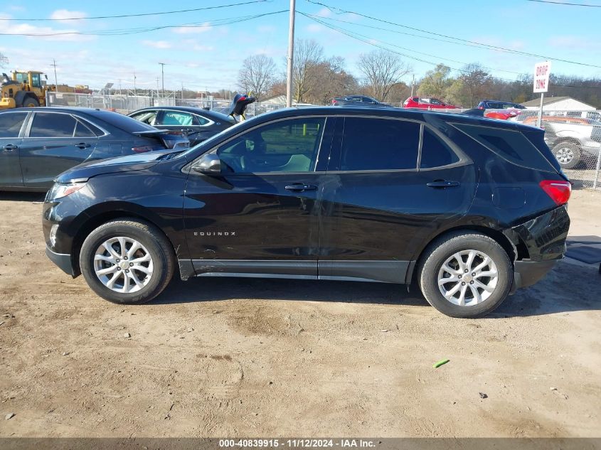 2019 Chevrolet Equinox Ls VIN: 2GNAXSEV1K6108418 Lot: 40839915