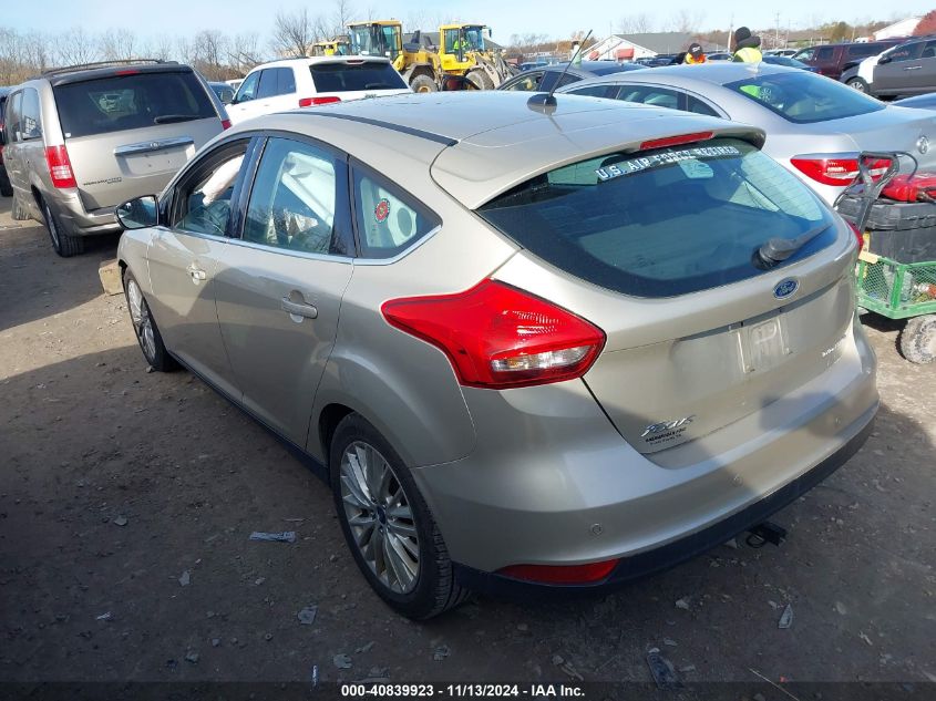 2017 Ford Focus Titanium VIN: 1FADP3N24HL282524 Lot: 40839923