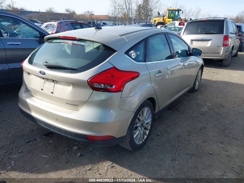 2017 Ford Focus Titanium VIN: 1FADP3N24HL282524 Lot: 40839923