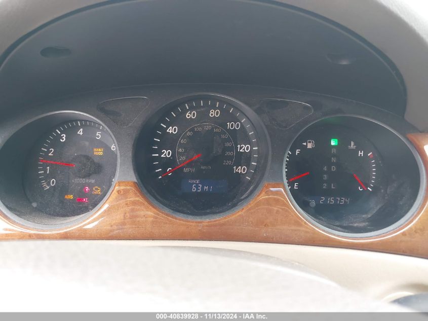 2006 Lexus Es 330 VIN: JTHBA30G265145989 Lot: 40839928