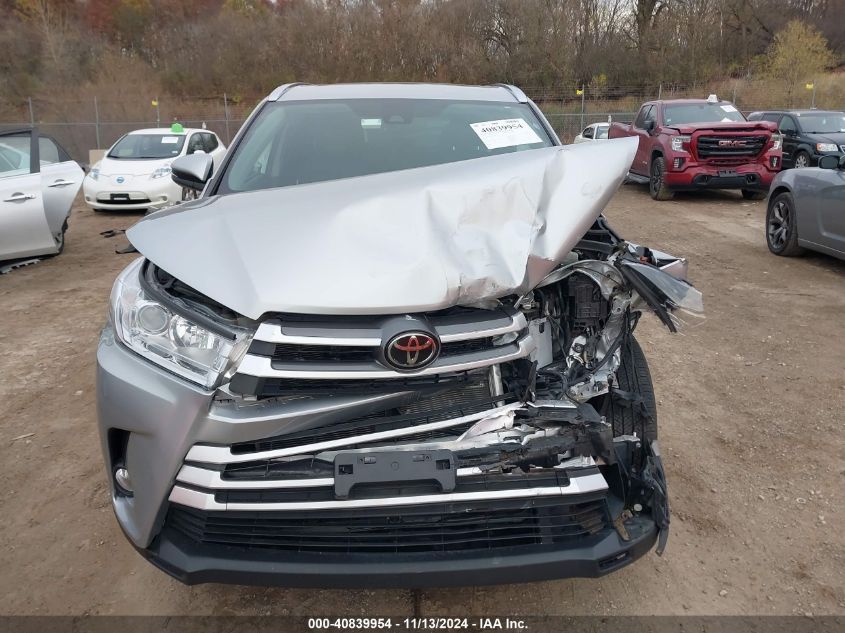 2019 Toyota Highlander Xle VIN: 5TDJZRFH6KS585971 Lot: 40839954