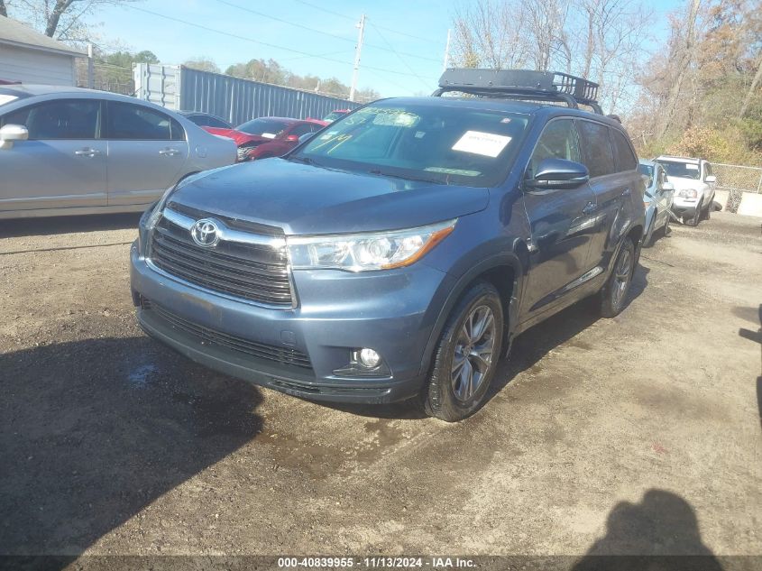 2015 Toyota Highlander Le Plus V6 VIN: 5TDBKRFH0FS121640 Lot: 40839955