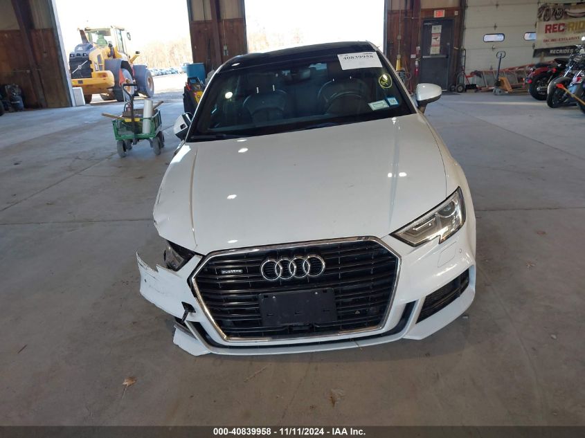 2018 Audi A3 2.0T Premium/2.0T Tech Premium VIN: WAUJ8GFF6J1024622 Lot: 40839958