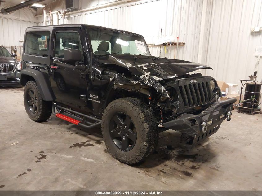 2018 Jeep Wrangler Jk Sport S 4X4 VIN: 1C4GJWAG6JL923934 Lot: 40839959