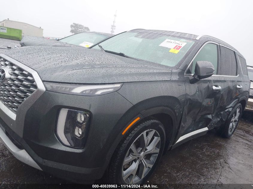 2021 Hyundai Palisade Sel VIN: KM8R44HE9MU308958 Lot: 40839963