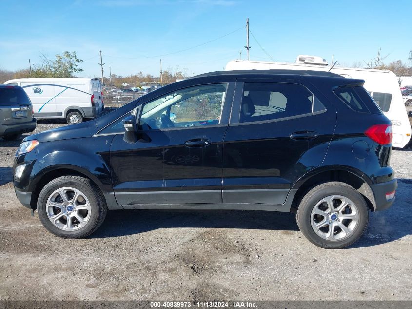 2019 Ford Ecosport Se VIN: MAJ6S3GL6KC286112 Lot: 40839973