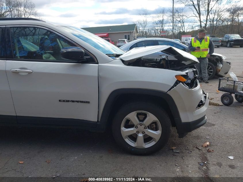 2022 Jeep Compass Latitude 4X4 VIN: 3C4NJDBB7NT126908 Lot: 40839982