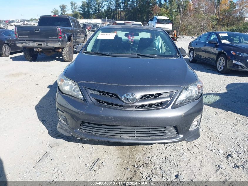 2013 Toyota Corolla S VIN: 2T1BU4EE9DC125289 Lot: 40840013