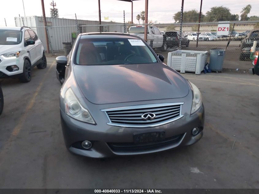 2011 Infiniti G37 Journey VIN: JN1CV6AP0BM505242 Lot: 40840033