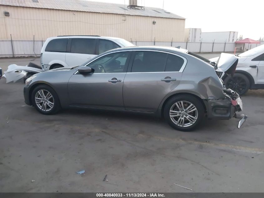 2011 Infiniti G37 Journey VIN: JN1CV6AP0BM505242 Lot: 40840033