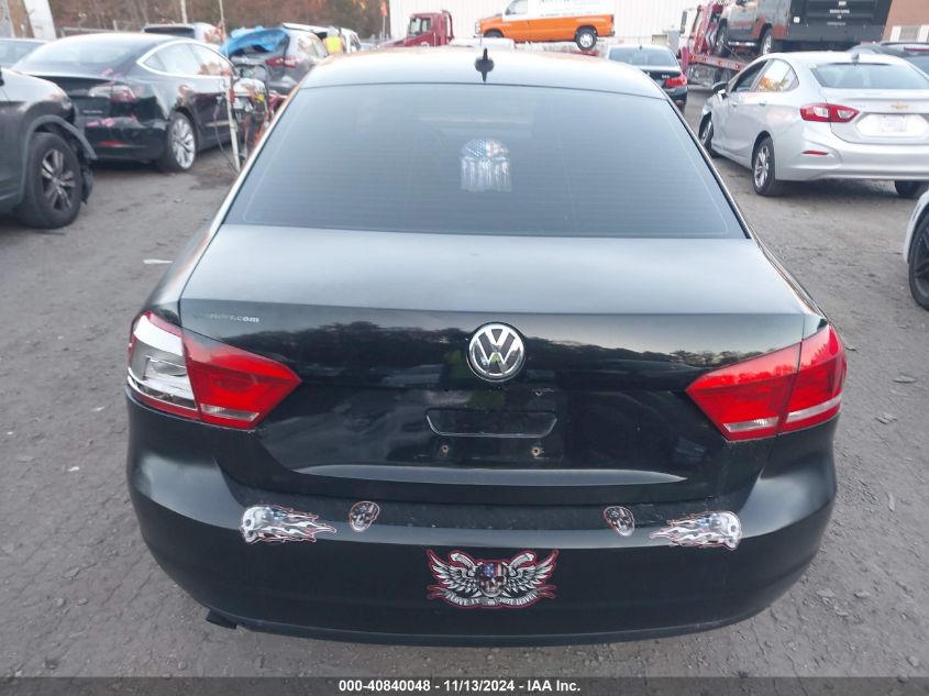2015 VOLKSWAGEN PASSAT VIN: 1VWAT7A36FC089221