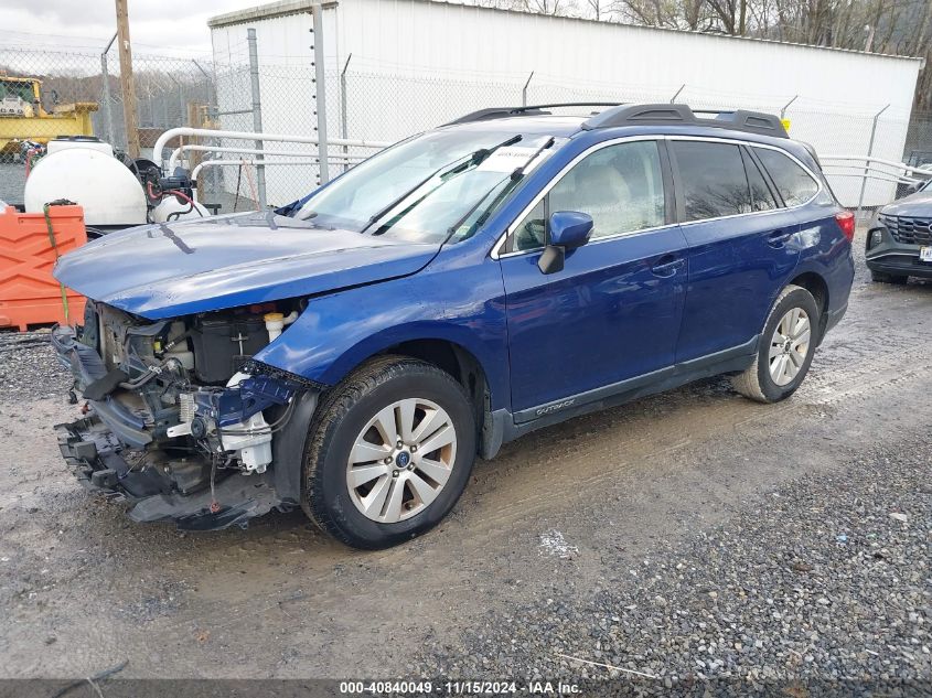 VIN 4S4BSAHCXH3314980 2017 Subaru Outback, 2.5I Pre... no.2