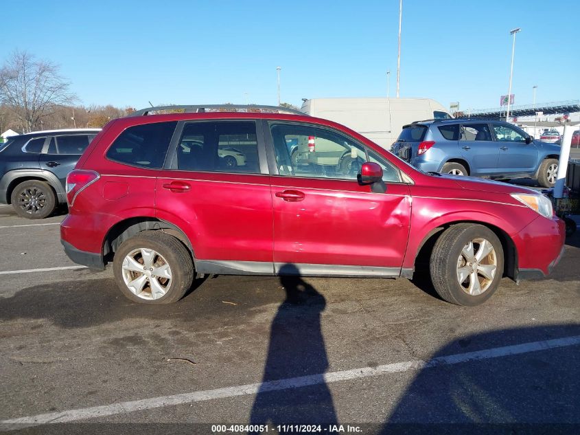 2015 Subaru Forester 2.5I Premium VIN: JF2SJADC8FH477660 Lot: 40840051