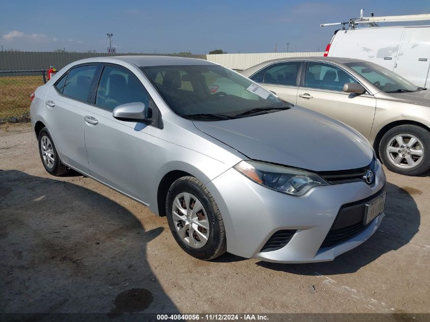 2015 Toyota Corolla L VIN: 5YFBURHEXFP229835 Lot: 40840056