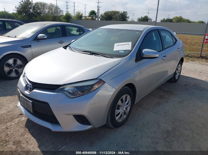 2015 Toyota Corolla L VIN: 5YFBURHEXFP229835 Lot: 40840056