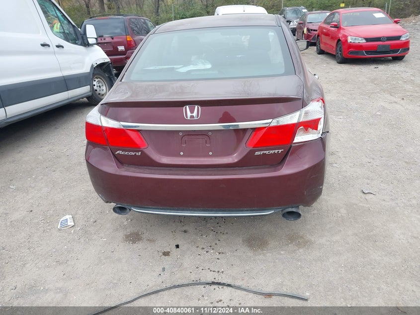 2013 HONDA ACCORD VIN: 1HGCR2F53DA074631