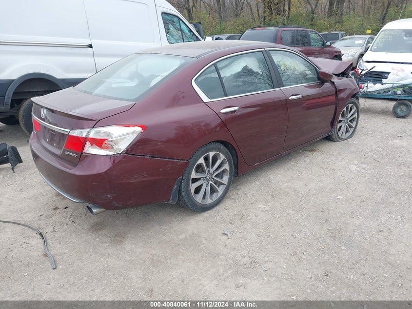 2013 HONDA ACCORD VIN: 1HGCR2F53DA074631