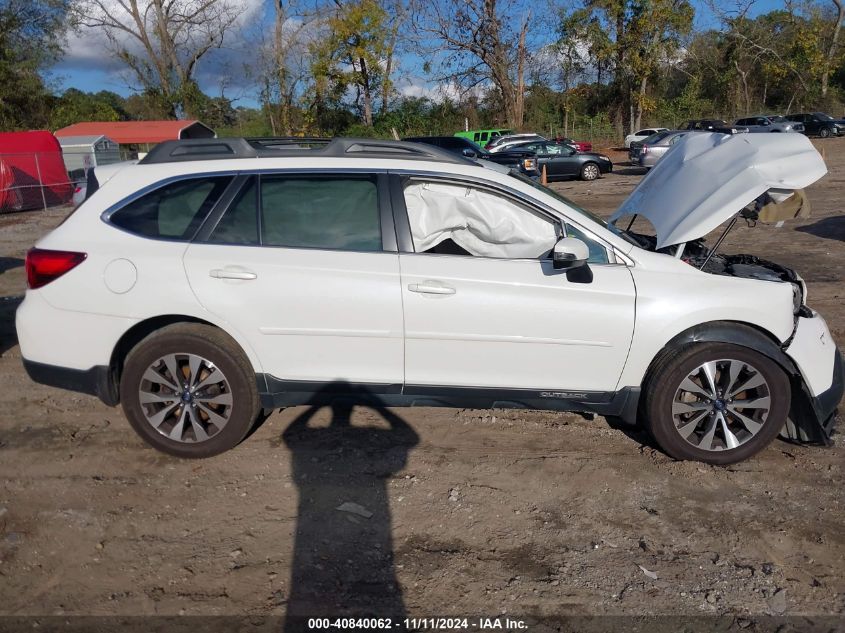 2015 Subaru Outback 2.5I Limited VIN: 4S4BSBNC5F3331807 Lot: 40840062