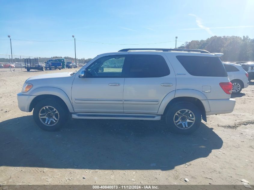 2007 Toyota Sequoia Limited V8 VIN: 5TDZT38AX7S291143 Lot: 40840073